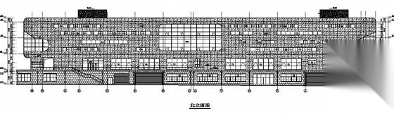 [济南]超市外墙幕墙设计图