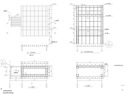 江西祠堂古建筑修缮 施工图 节点 结构节点图