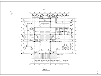 欧式教堂建筑 施工图