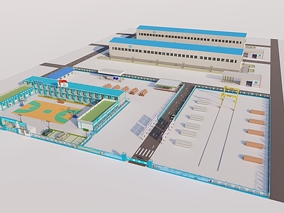 现代工地临时设施 工程临设 活动板房 工地生活区 施工项目部