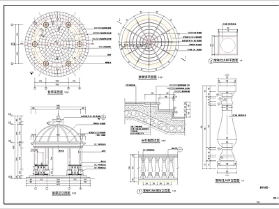 简欧景亭 施工图