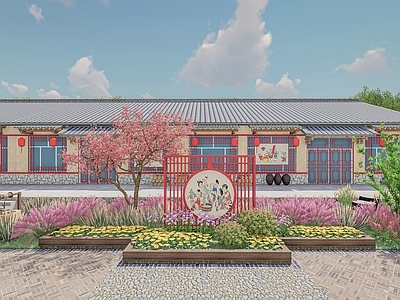 新中式乡村庭院
