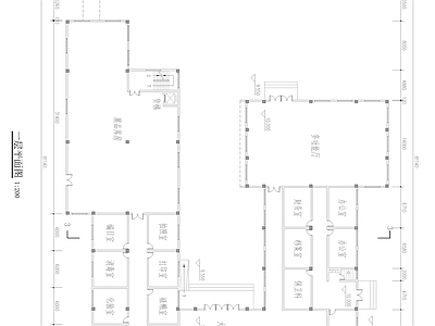 展览馆建筑 施工图 展销厅