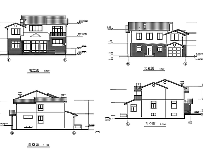 农村自建房建筑 施工图