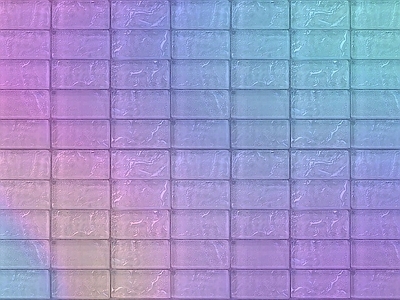 彩色渐变玻璃砖