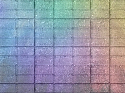 彩色渐变玻璃砖