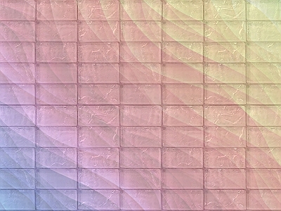 彩色渐变玻璃砖