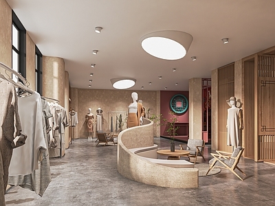 新中式服装店