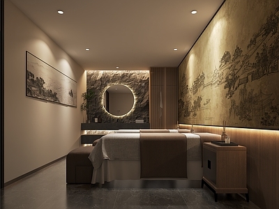 现代美容SPA店 包间