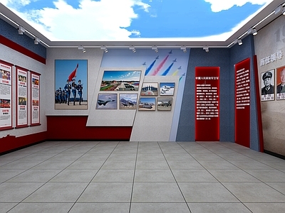 现代党建展厅 军史展厅 部队展厅
