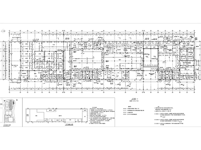 冷链物流及城市配送中心屠宰场建筑工程 施工图 工业建筑