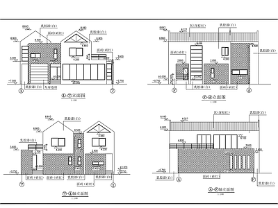 农村自建房建筑 施工图