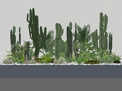 植物组合 现代植物盆栽 现代花箱 外摆花箱 花坛花箱 移动种植池
