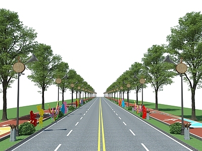 现代景观大道 旅游通景公路 主题大道 文化主题