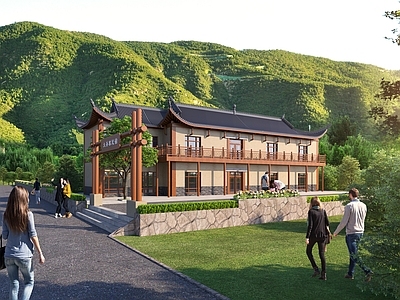 中式古建 寺庙