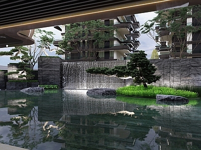 现代小区景观