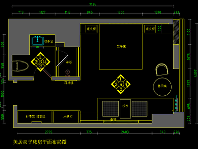 酒店客房 施工图