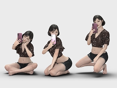 自拍女孩