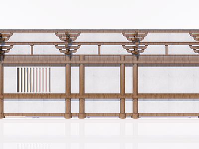 中式古建构件 斗拱 榫卯结构 斗拱组合 结构