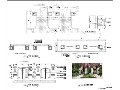 入户门 施工图 通用节点 门节点
