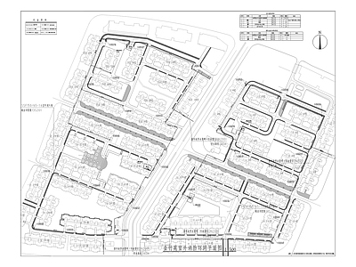 康美街道银竹苑社区消防管网整治工程 施工图 市政给排水 给排水图