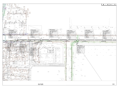 消防队至滨湖西路污水管网改造工程 施工图 市政给排水 给排水图