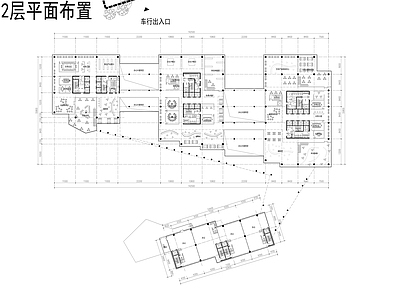 现代高层办公楼建筑 施工图