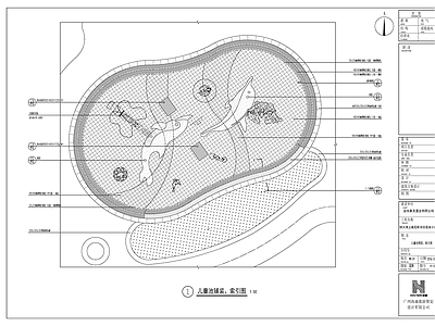 景观儿童泳池 施工图