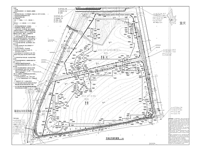 高新区科创示范平基土石方及边坡支护工程 施工图 工业园区景观