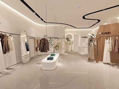 现代女装店 门头