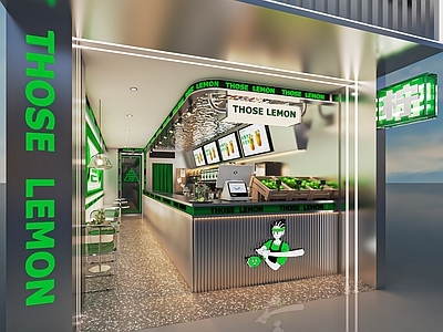 现代奶茶店 饮品店 甜品店 休闲 后厨设备