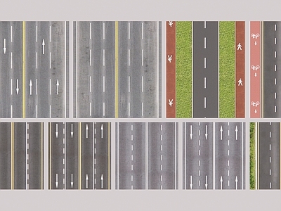 现代沥青道路