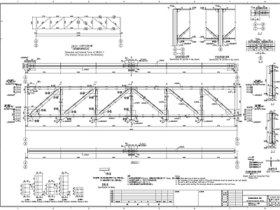 某商用车投资公司车间钢结构 施工图 钢结构