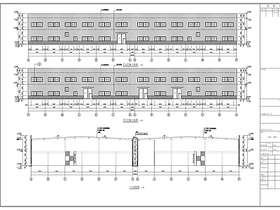 食品生产厂房建筑 施工图 工业建筑