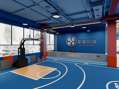 现代篮球场