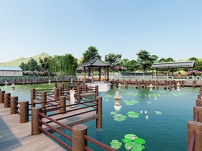 新中式景观公园