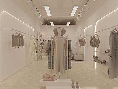 现代简约服装店 头