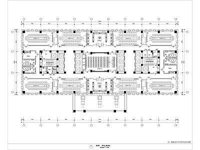 现代办公楼室内装修 施工图