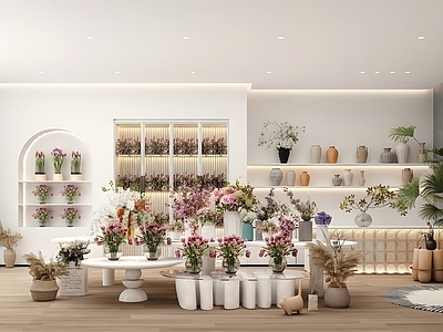 现代花店 鲜花