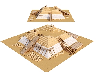 现代艺术风格建筑 金字塔