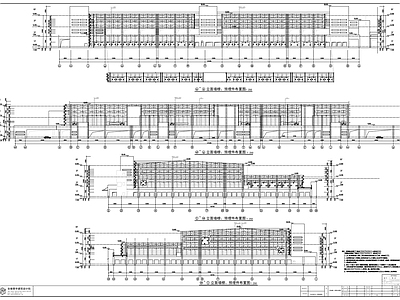 快递分拣中心建筑 施工图 工业建筑
