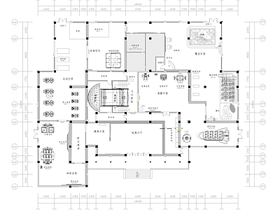 5G科技展厅室内装修 施工图