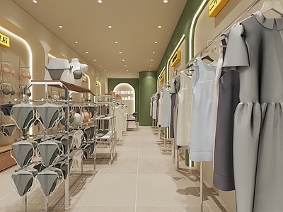现代内衣店 服装鞋店
