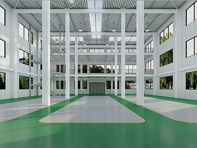 现代钢结构厂房