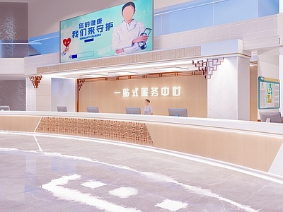 现代导诊台 服务台 吧台 导医台