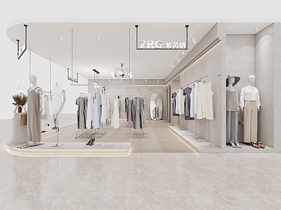 现代服装鞋店 女装店