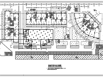 楼板开洞加固改造节点 施工图 建筑通用节点 建筑工程节点