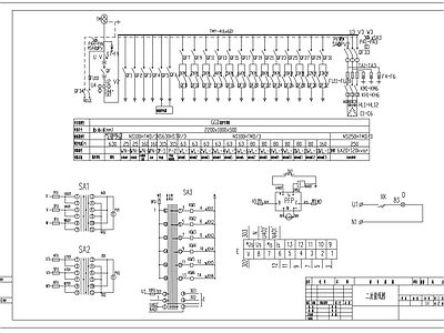 某路灯变电系统及接线 施工图