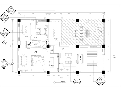 家居展厅室内装修 施工图
