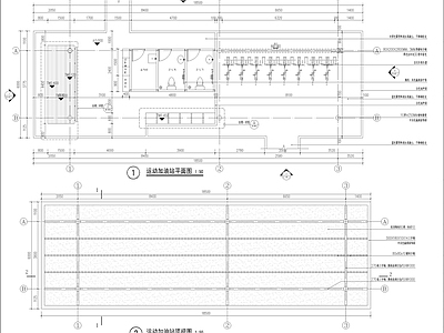 运动加油站详图 施工图